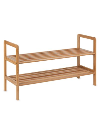 Honey-can-do 2-tier Bamboo Shoe Rack In Natural