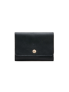 Il Bisonte Vacchetta Leather Carry-all Wallet In Black