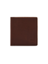 Il Bisonte Leather Bi-fold Wallet In Dark Brown