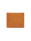 Il Bisonte Leather Bi-fold Wallet In Vintage Natural