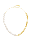 AMBER SCEATS WOMEN'S NORI 24K GOLD-PLATED & FRESHWATER PEARL NECKLACE,400015123912