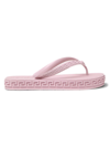 Versace Greca Sandals In Pink