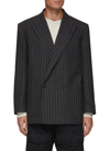 FEAR OF GOD PINSTRIPED PATCH POCKET DOUBLE BREASTED BLAZER