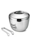 Georg Jensen Sky Ice Bucket With Ice Tongs In Silver