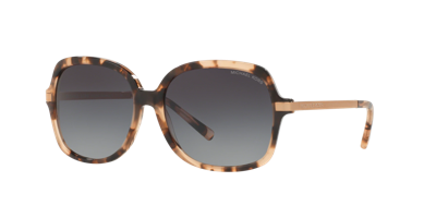 Michael Kors Adrianna Ii Light Gray Gradient Rectangular Ladies Sunglasses Mk2024 316213 57 In Brown