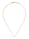 ROBERTO COIN 18KT YELLOW GOLD LOVE BY THE YARD DIAMOND NECKLACE