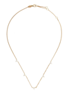 ROBERTO COIN 18KT YELLOW GOLD LOVE BY THE YARD DIAMOND NECKLACE