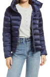 Save The Duck Elsie Waterproof Puffer Coat In Blue Black