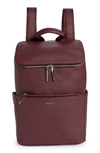 Matt & Nat 'brave' Faux Leather Backpack In Moon