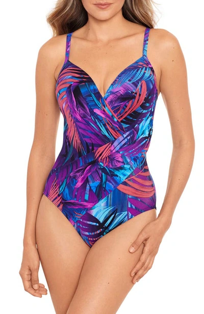 Miraclesuitr Caliente Tropica Bonita One-piece Swimsuit In Framboise Pink