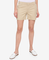 Tommy Hilfiger Plus Size Hollywood Bermuda Shorts In Khaki