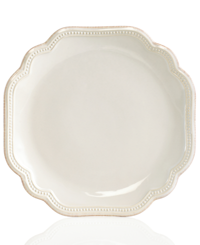 Lenox Dinnerware, French Perle Bead White Salad Plate
