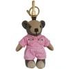 BURBERRY PINK & BROWN TWO-PIECE THOMAS BEAR KEYCHAIN