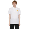 Versace Medusa Embroidered Polo Shirt In White