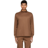 LEMAIRE BROWN COTTON TURTLENECK