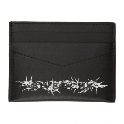 Givenchy Black Barbed Wire Card Holder