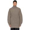 Peter Do Grey Wool Turtleneck In Grey