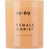 19-69 FEMALE CHRIST CANDLE, 6.7 OZ