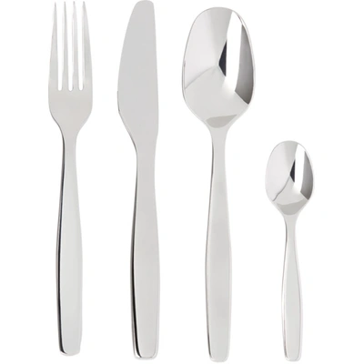 Alessi Silver Itsumo 24-piece Cutlery Set In Stainless Steel