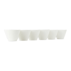 ALESSI WHITE COLOMBINA 6-PIECE TEA CUPS