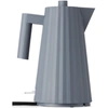 Alessi Plissé-effect Electric Kettle In Grey