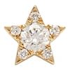 MARIA TASH GOLD 5.5MM DIAMOND STAR EARRING