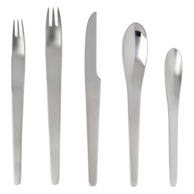 GEORG JENSEN SILVER ARNE JACOBSEN EDITION CUTLERY SET