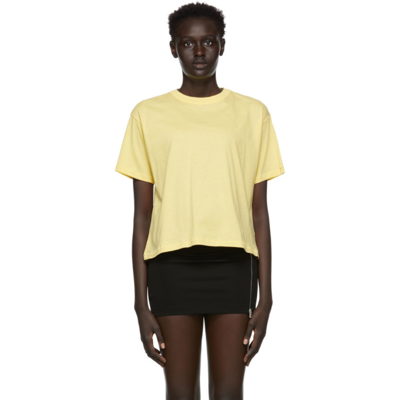 Heron Preston For Calvin Klein Three-pack Yellow & Black Season 2 Lightweight T-shirts In 903 Pale Yellow/heat