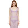 ICHIYO SSENSE EXCLUSIVE PURPLE LACE BUSTIER