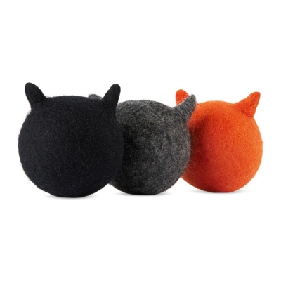 Mr. Dog Three-pack Devil Ball Dog Toys In Mix