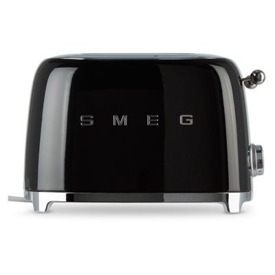 Smeg Black Retro-style 4 Slice Toaster