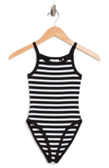 SANDRO STRIPED BODYSUIT