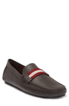 BALLY WALTEC STRIPED LEATHER LOAFER