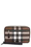 BURBERRY FINSTER CHECK POUCH,8049215