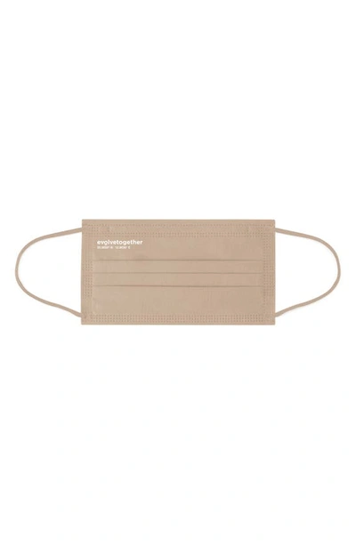 Evolvetogether Malmö 30-pack Disposable Face Masks In Beige | ModeSens