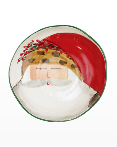 Vietri Old St. Nick Pasta Bowl In Multicolor