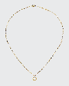 Lana Solo Mini Bond Pendant Necklace In White