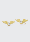 ANTHONY LENT TINY FLYING DIAMOND STUD EARRINGS IN 18K YELLOW GOLD,PROD169550041