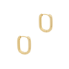 DAISY LONDON X ESTÉE LALONDE 18KT GOLD-PLATED HOOP EARRINGS,4167259