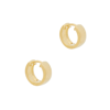 DAISY LONDON X ESTÉE LALONDE MINI 18KT GOLD-PLATED HOOP EARRINGS,4167268