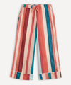 Desmond & Dempsey Stripe Print Pyjama Trousers - Size 16 In Pink/multi