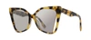 FENDI FE40010U 55C GEOMETRIC SUNGLASSES