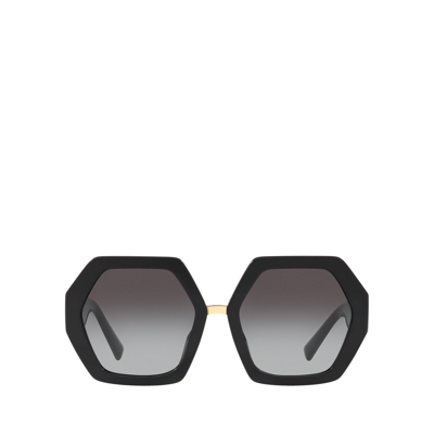 Valentino Va4053 Black Female Sunglasses In Gradient Black