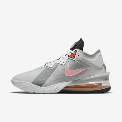 Nike Unisex Lebron 18 Low 'bugs Vs Marvin' Basketball Shoes In Grey