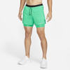 Nike Flex Stride Run Division Men's Brief-lined Running Shorts In Roma Green,roma Green