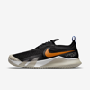 Nike Court React Vapor Nxt Men's Hard Court Tennis Shoes In Black,light Bone,white,sunset