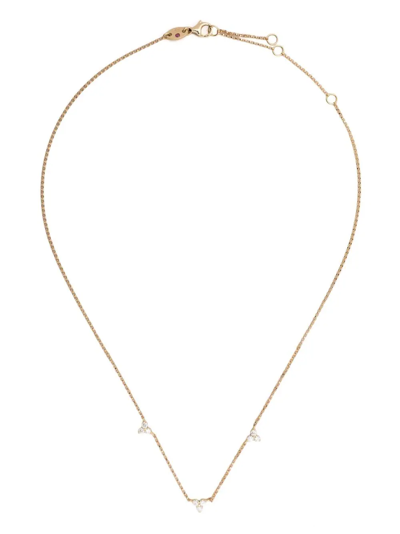 ROBERTO COIN 18KT YELLOW GOLD LOVE BY THE YARD DIAMOND NECKLACE