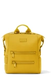 Dagne Dover Small Indi Water Resistant Diaper Backpack In Ochre