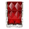 Baccarat Louxor Rectangular Vase In Red