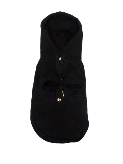 Moschino Logo-print Hooded Pet Vest In Black